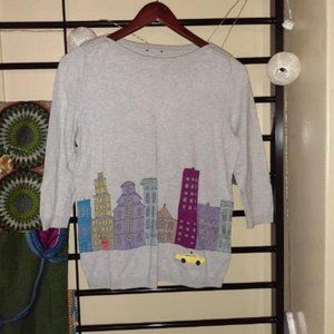 size small grey sweater